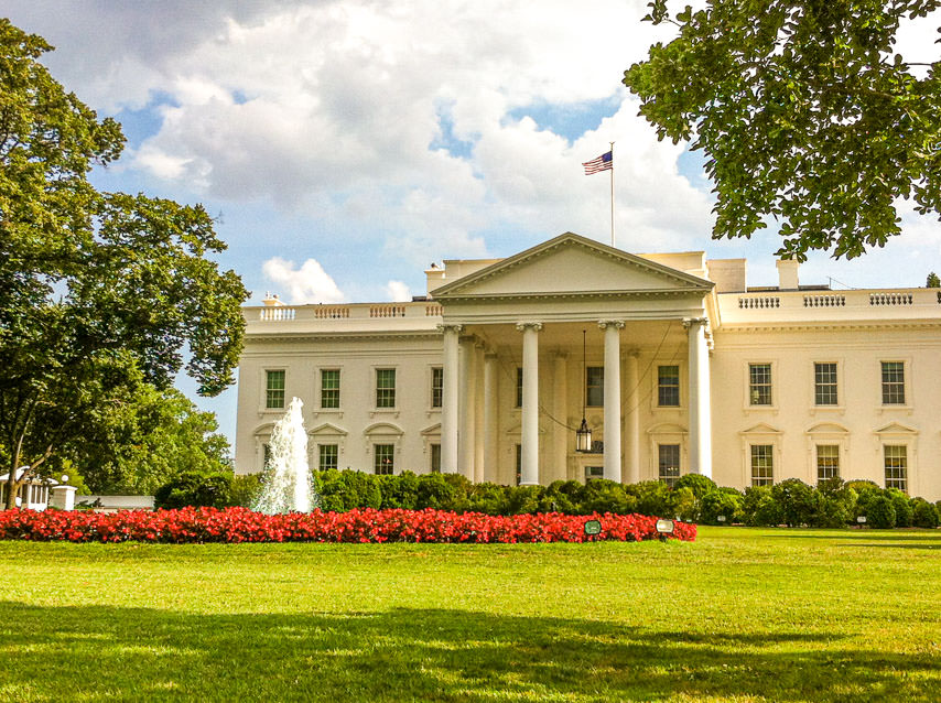 The White House is probably the most iconic building in Washington DC