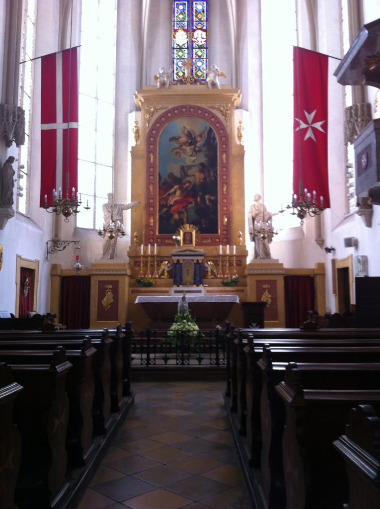 Inside Malteserkirche