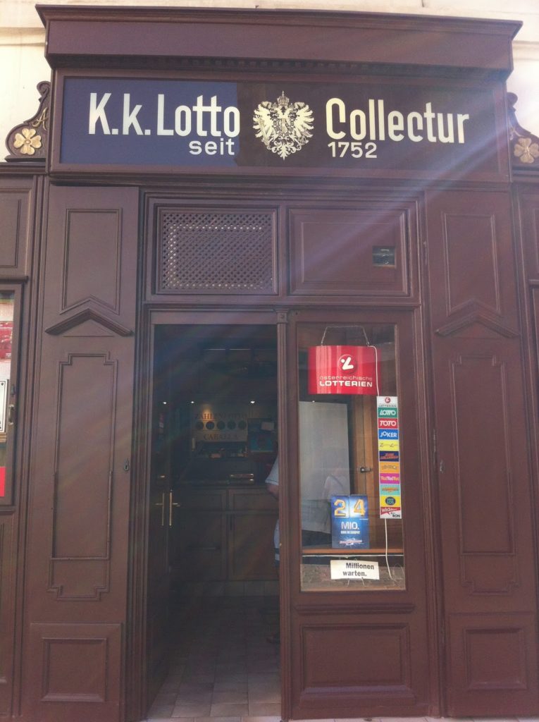 Old shop by Vienna's Cathedral