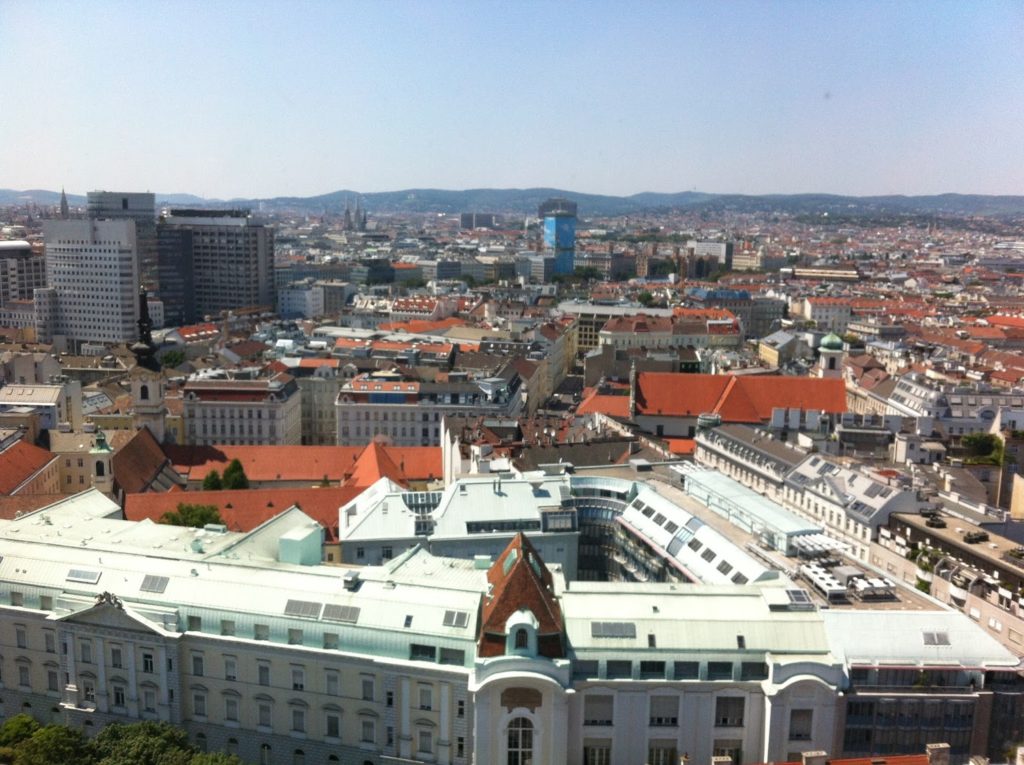 View from the World Bank office in Vienna