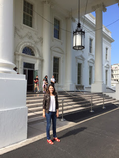 Me at the White House front door