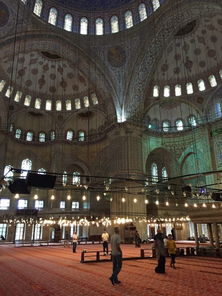 Inside the Blue Mosque