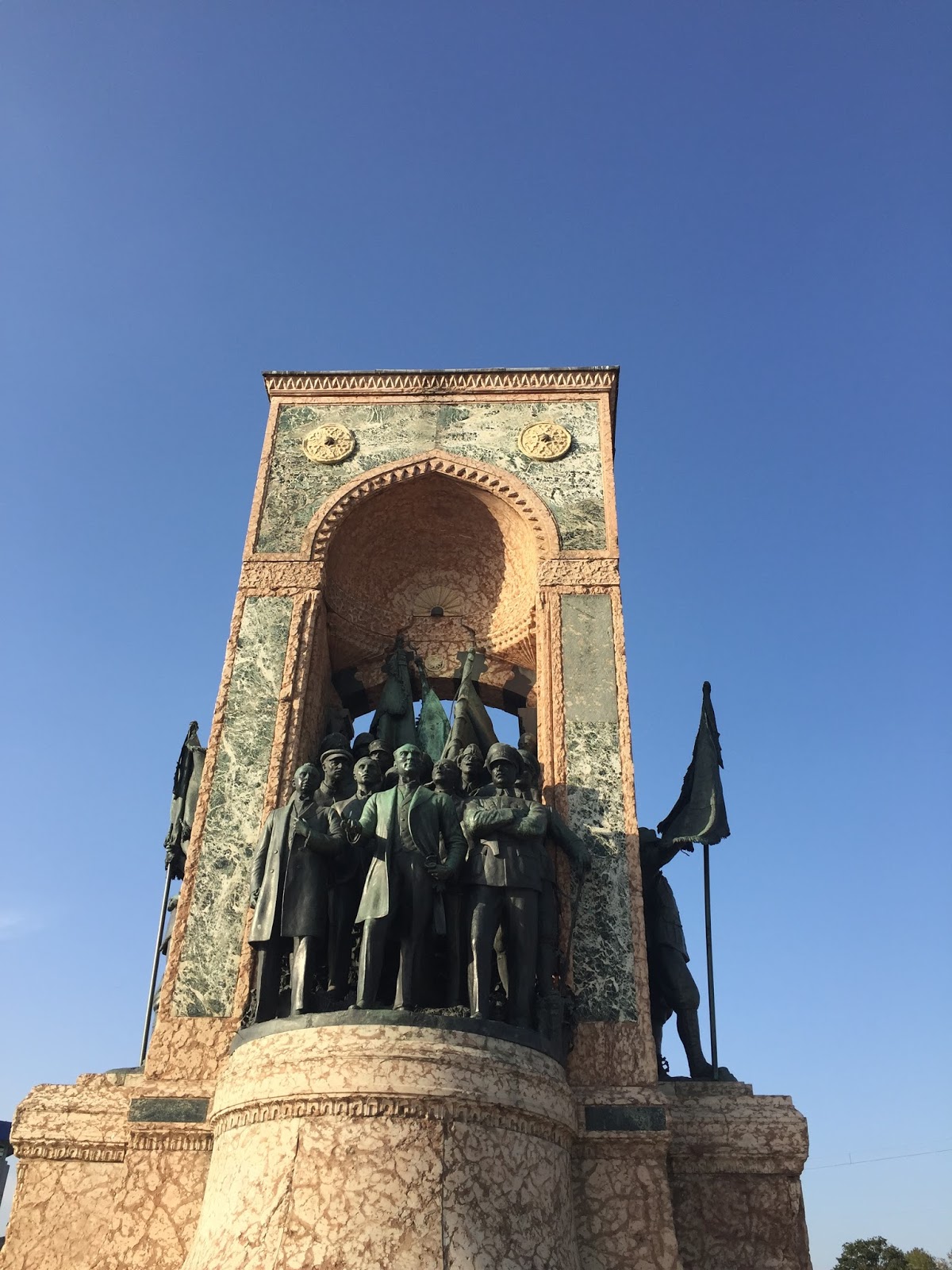 Sculpture in Taksim square