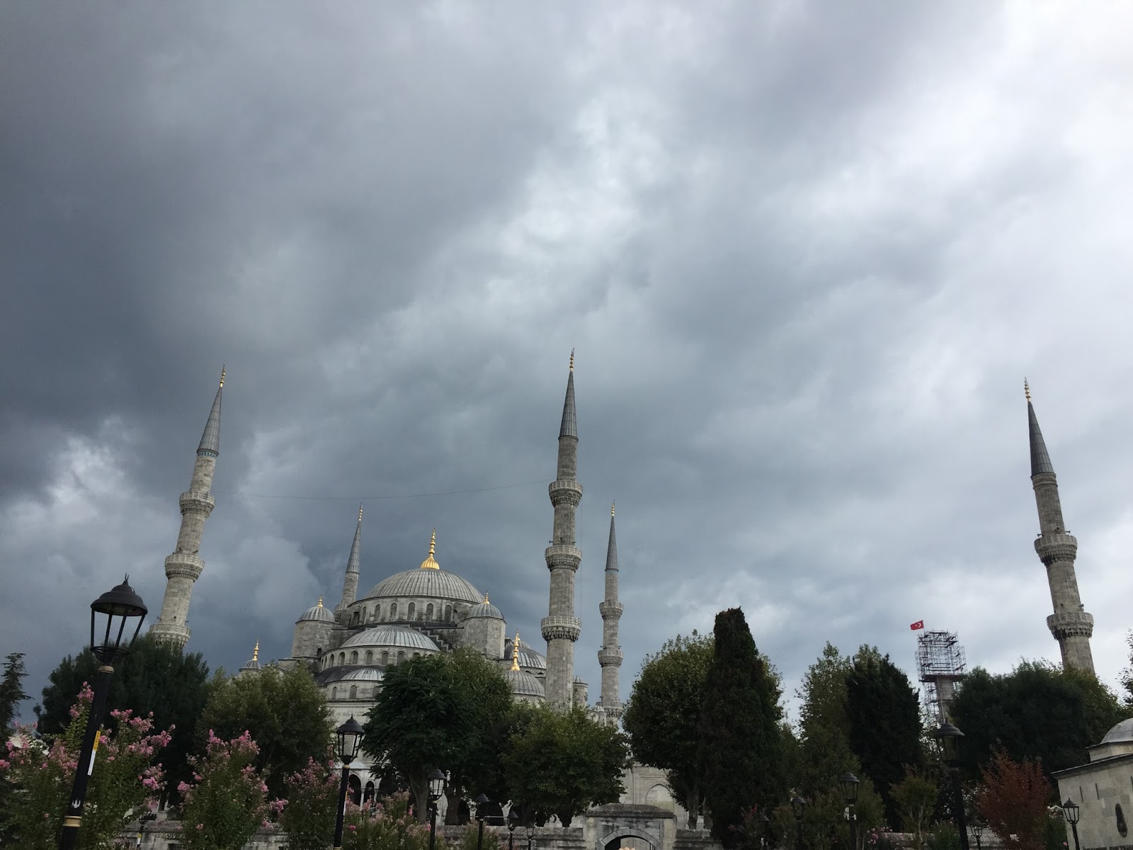 The imposing Blue Mosque