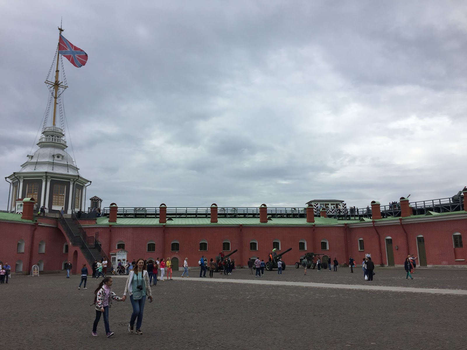 One of the bastions at the Peter & Paul fortress