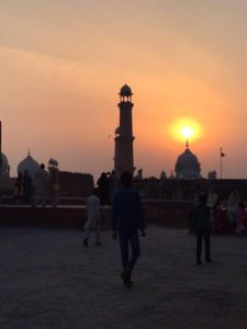 Sunset at Badshahi Mosque - Lahore, Pakistan