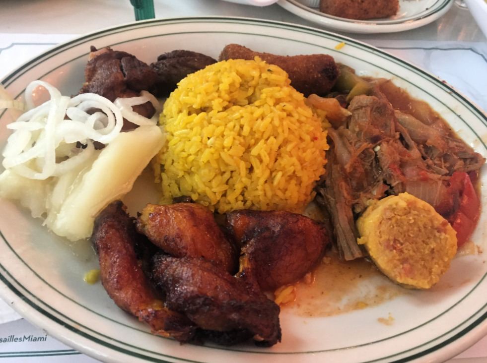 Dinner at the Cuban restaurant Versailles