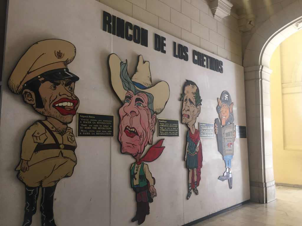 Rincón de los cretinos, Museo de la Revolución