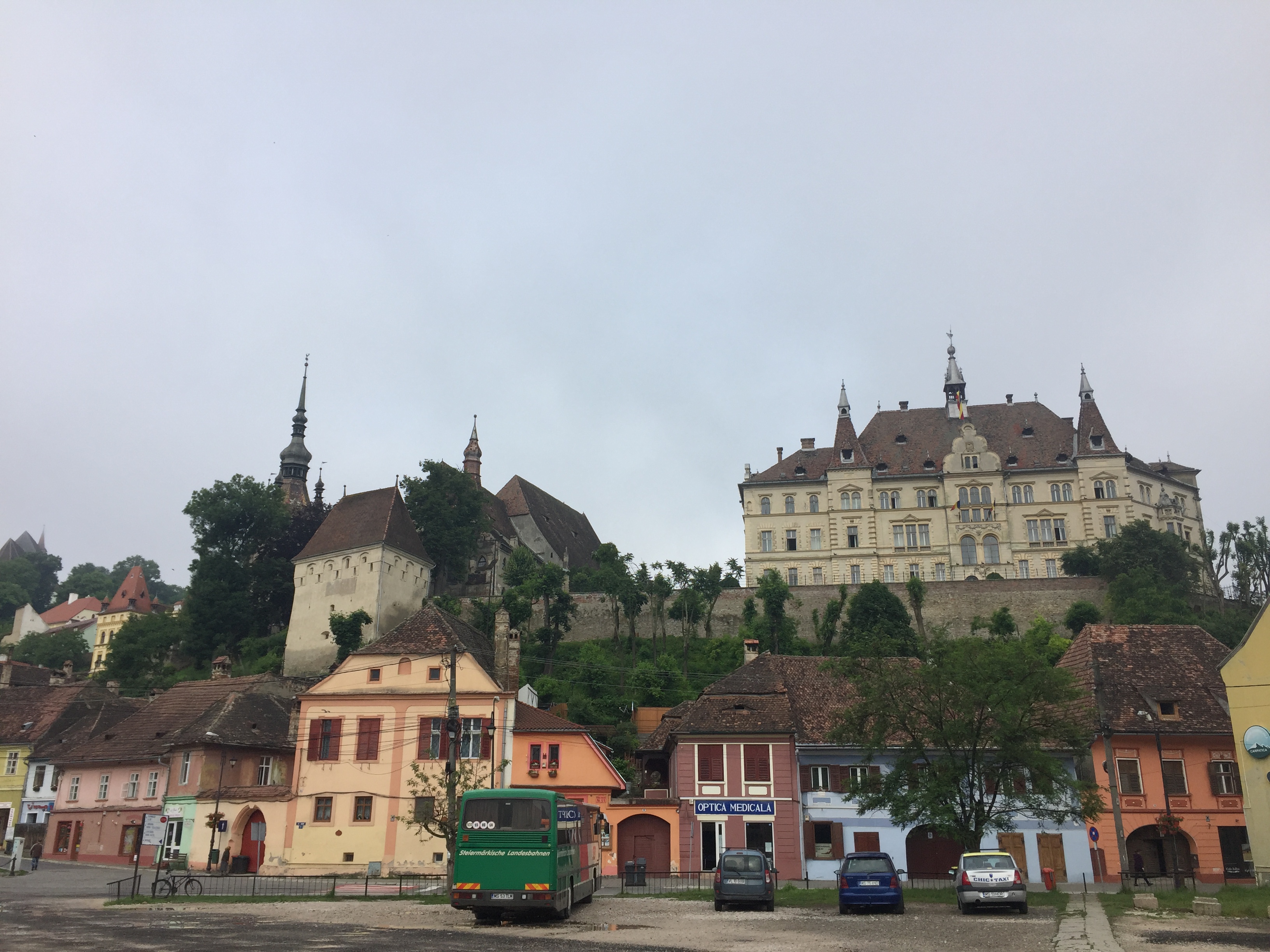 A view to the city of Sighisoara