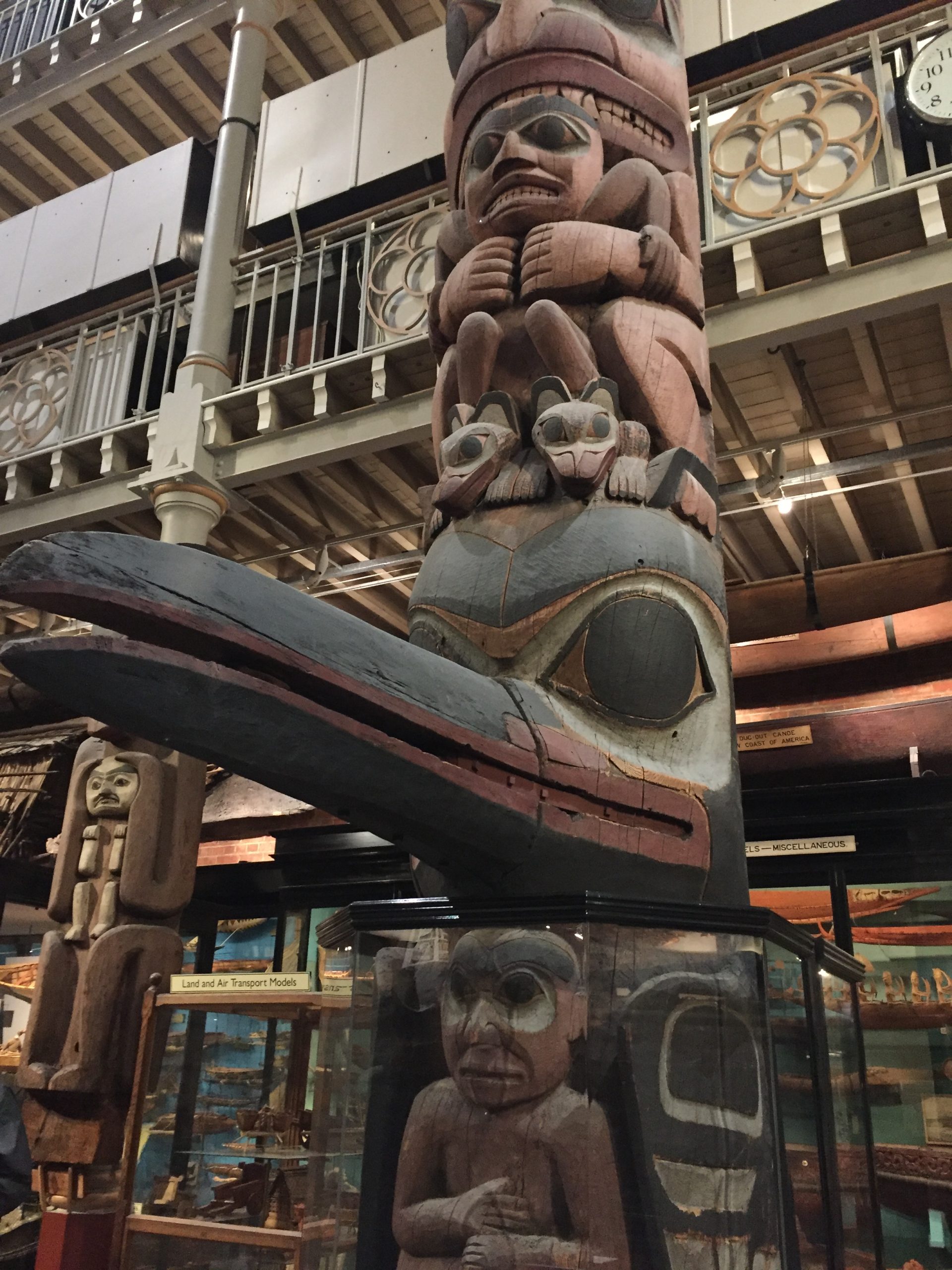 Indigenous statue in the Pitt Rivers Museum