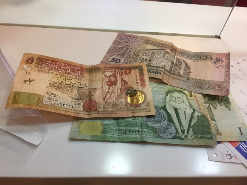 Jordanian dinars