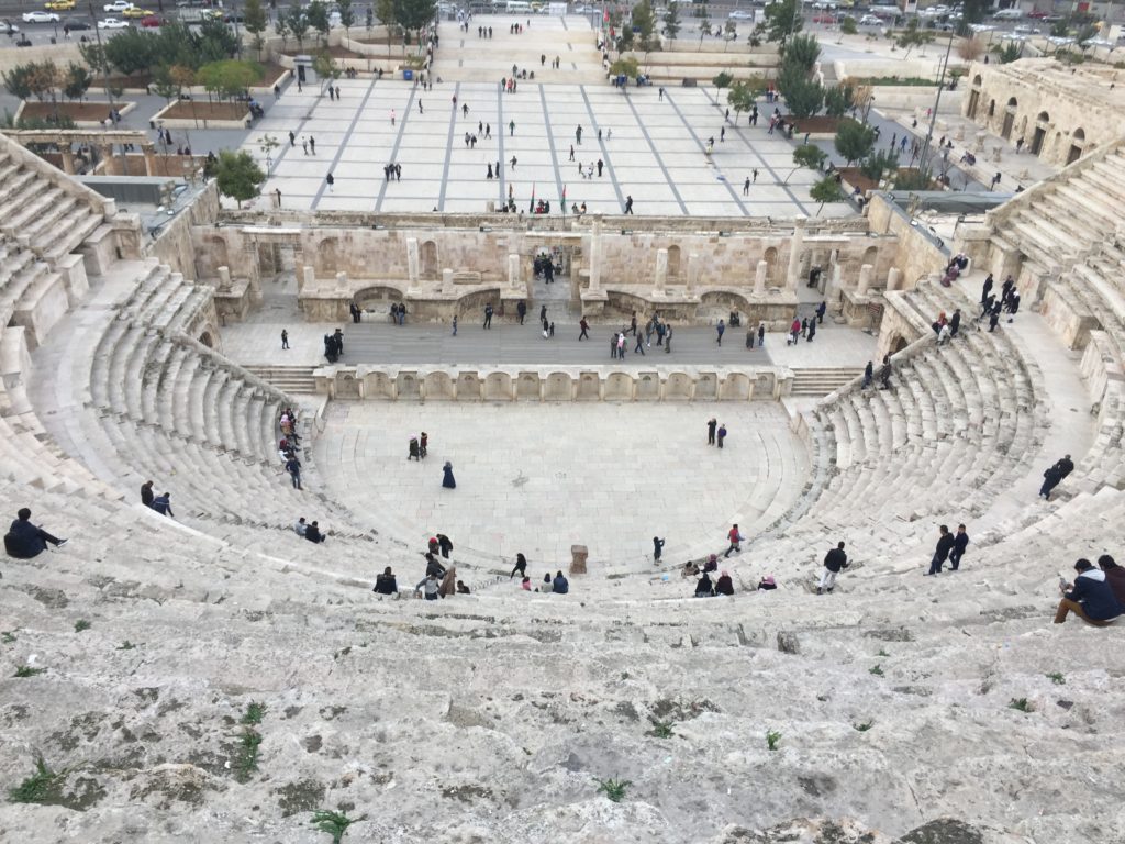 The view from above the Roman Theater