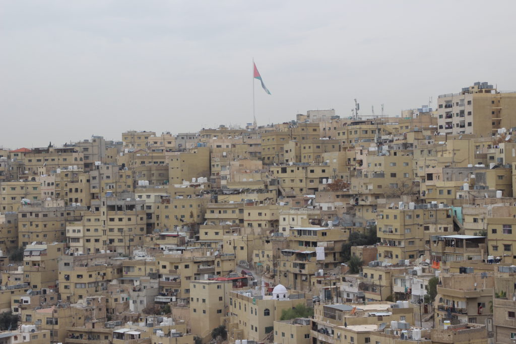 The view of Amman from the Citadel