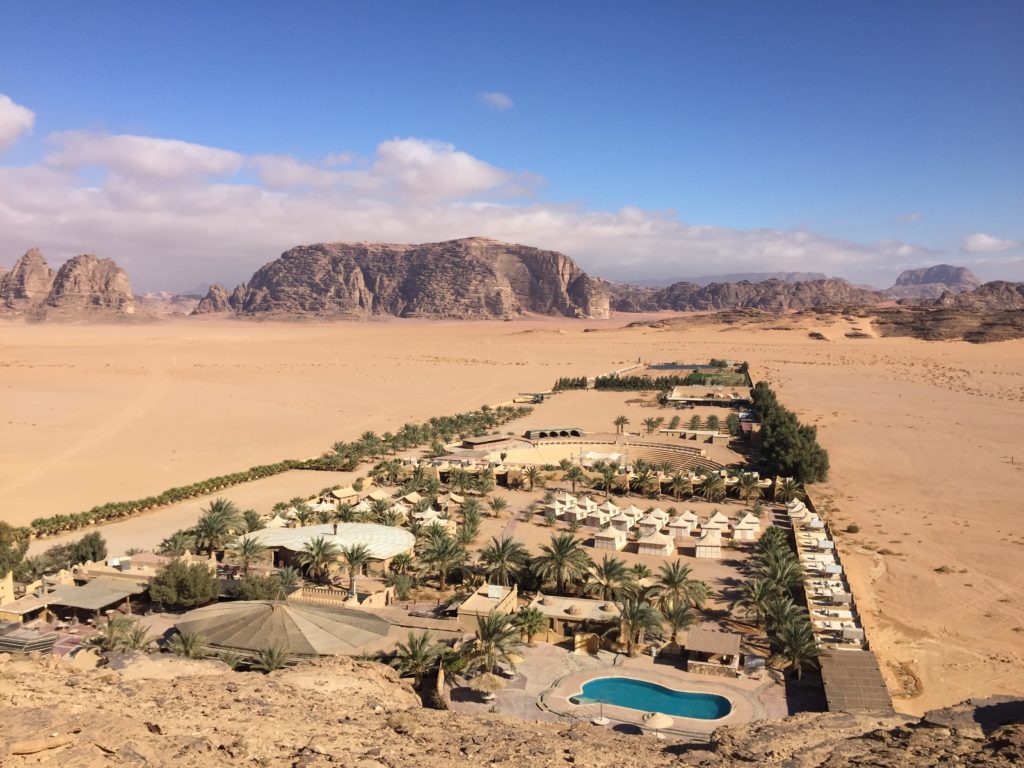 The view of the Beit Ali camp from the lookout