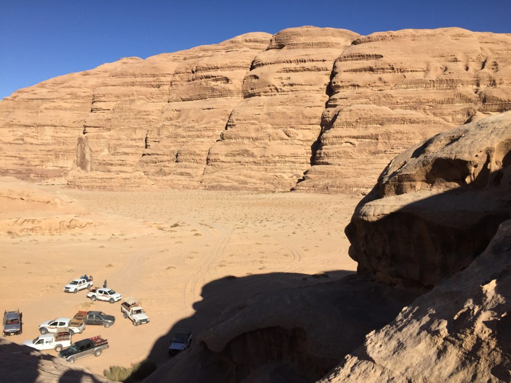 The view from the rock bridges