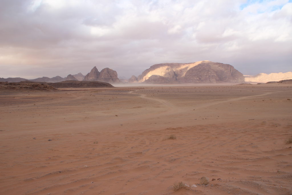 On our way to the camp