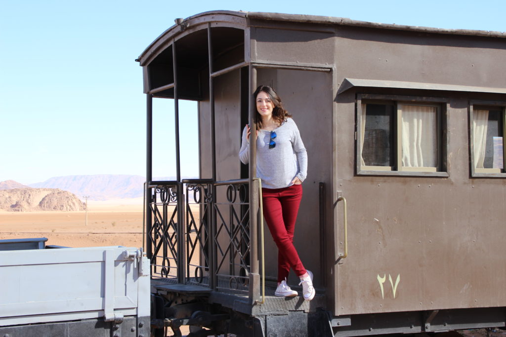Posing with a carriage