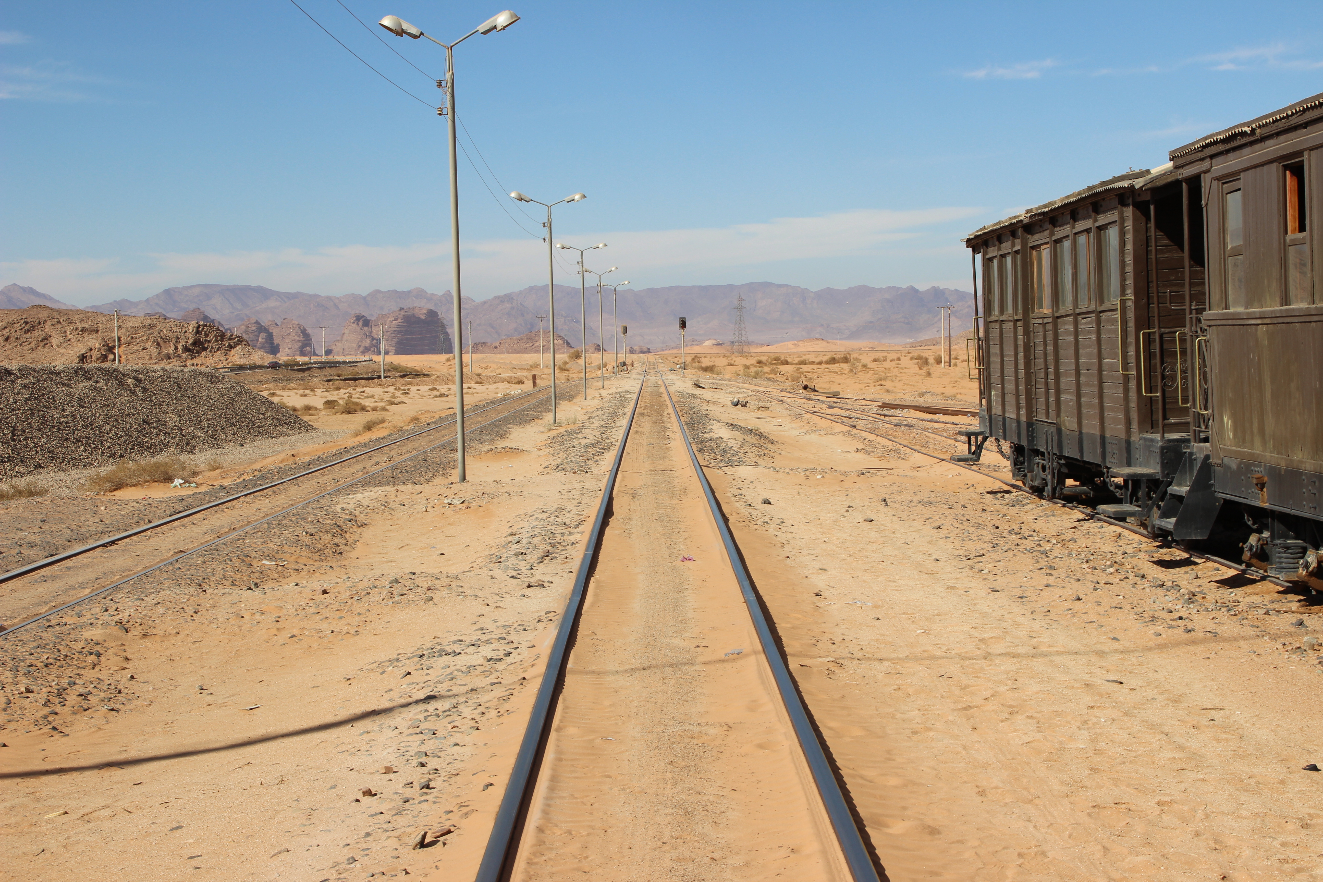 Rails in the desert