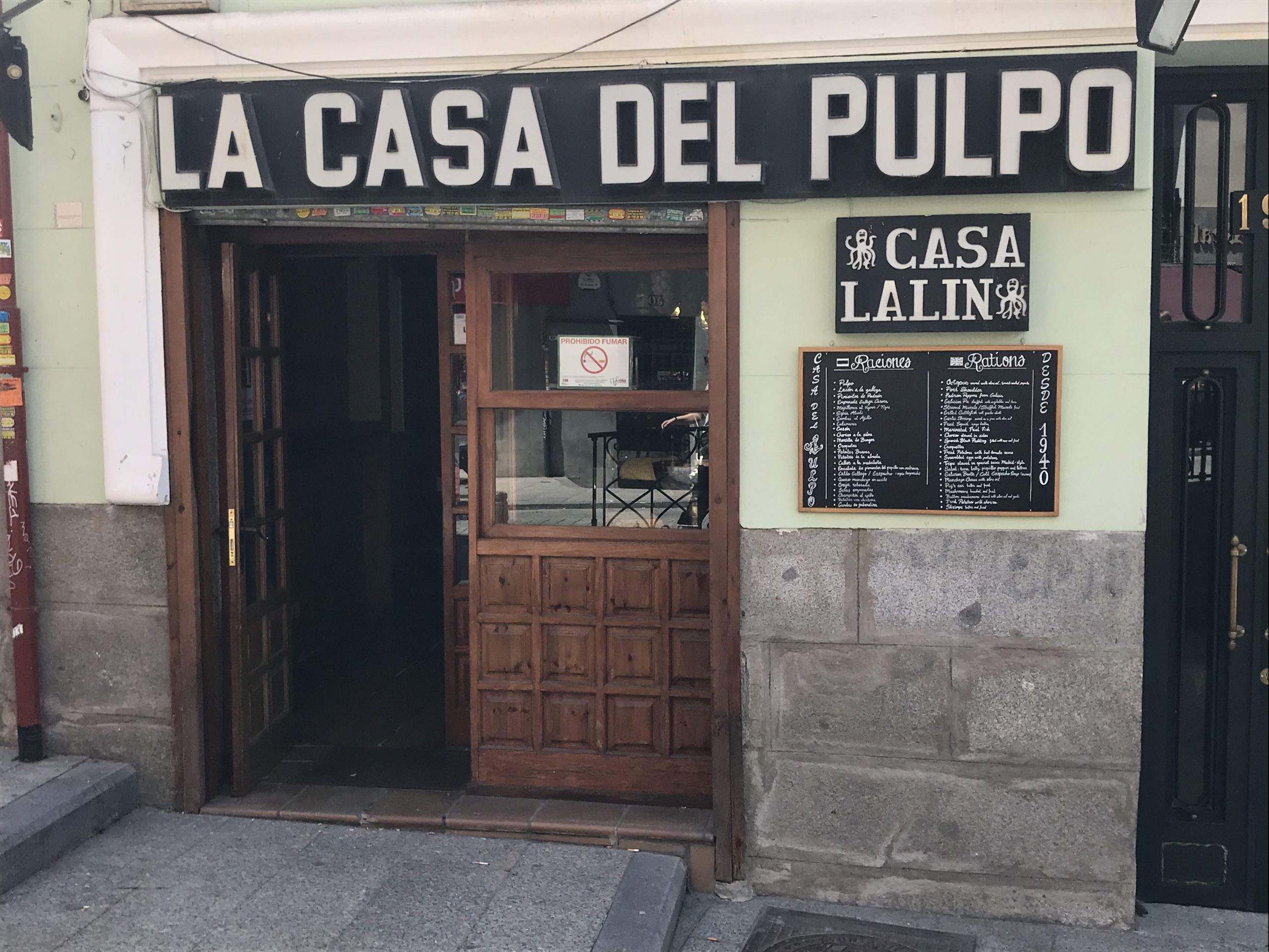 A restaurant in La Latina