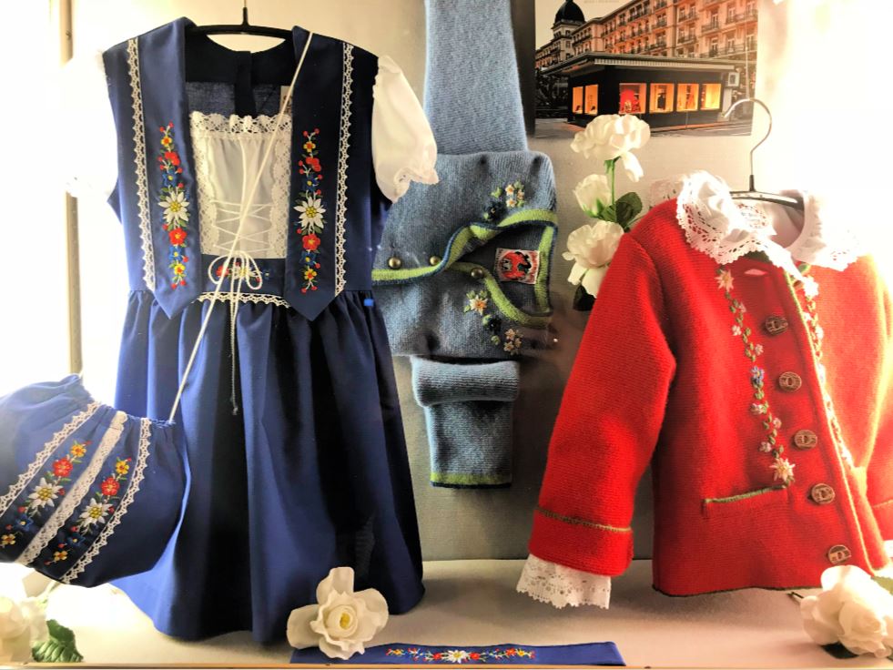 Traditional Swiss outfits for kids