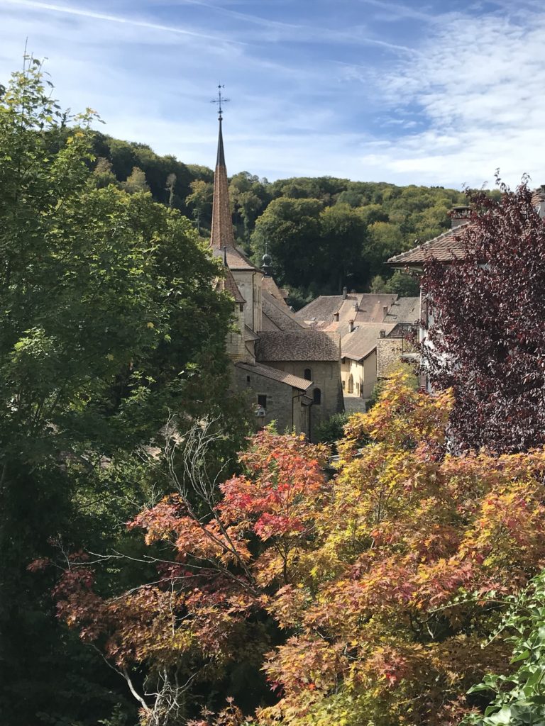 The abbey of Romainmôtier