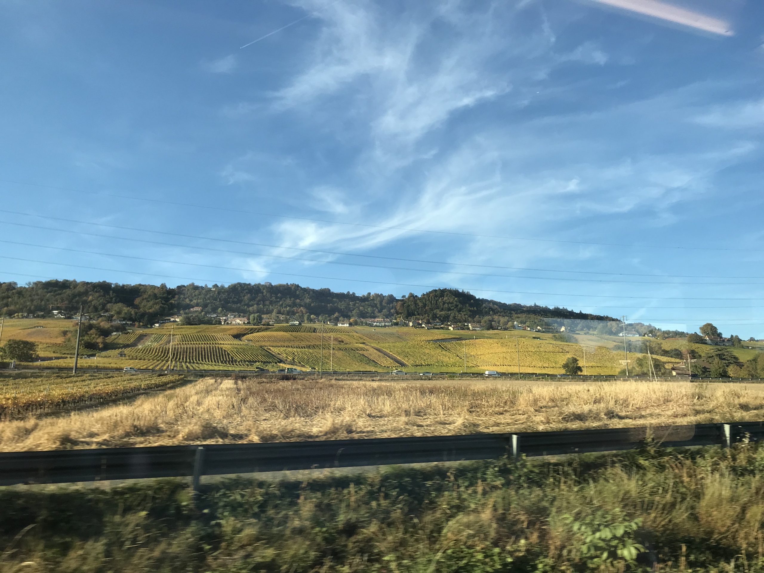 Traveling around Switzerland by train