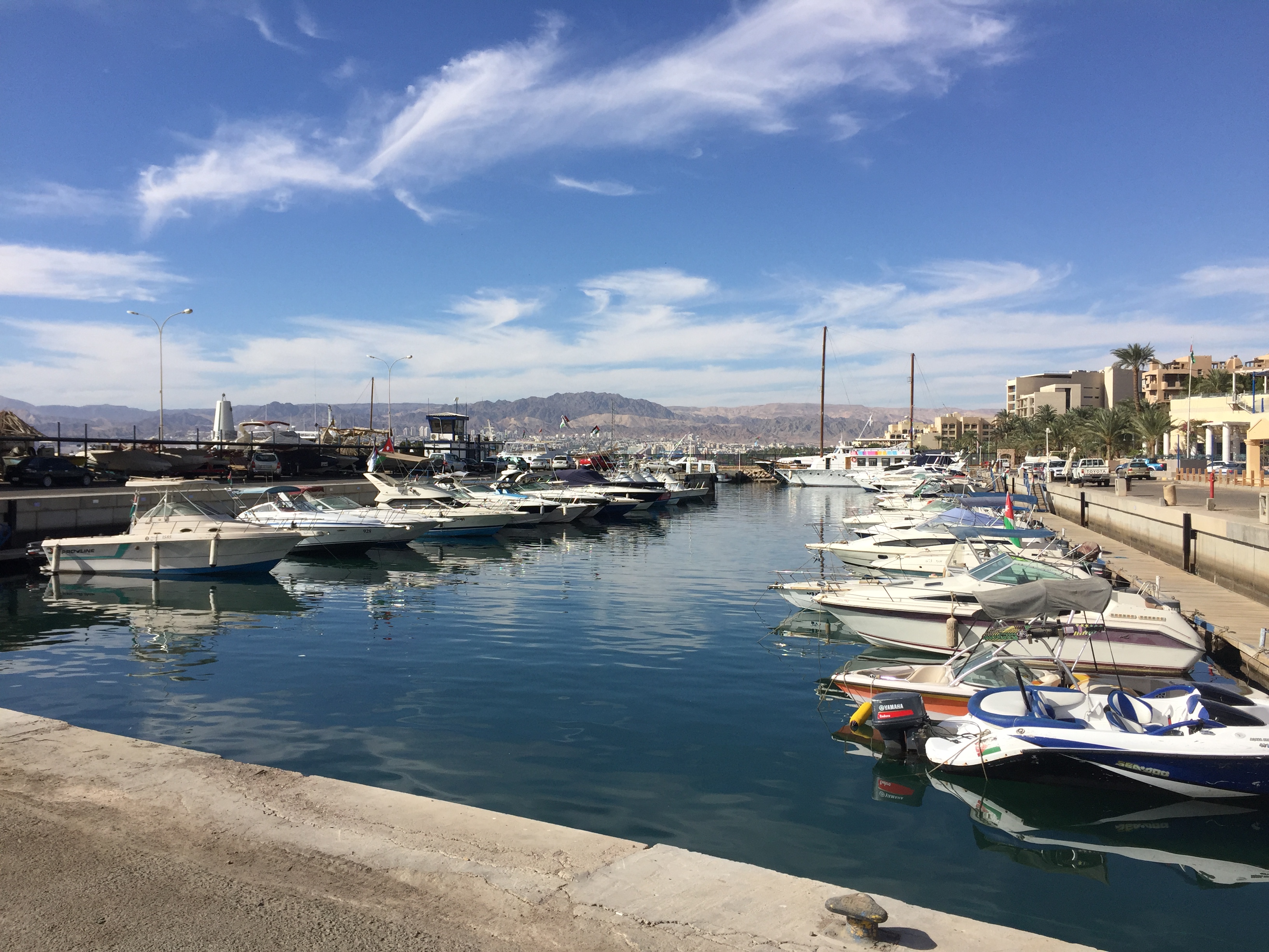Boats in Aqaba's Marina