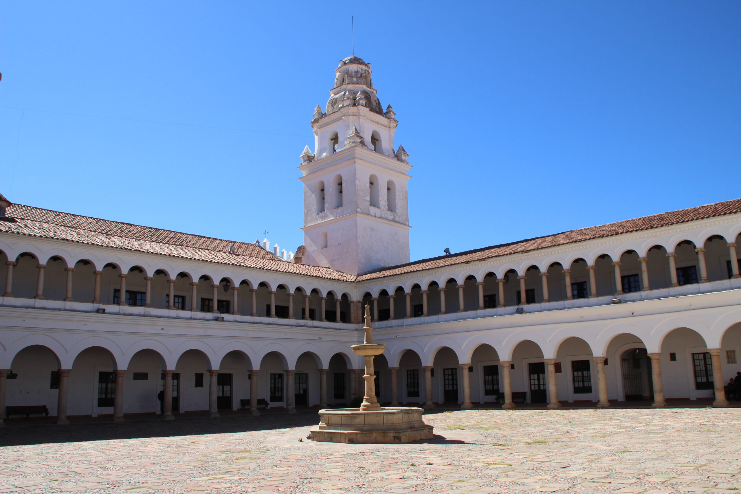 Magnificent colonial courtyard at the University