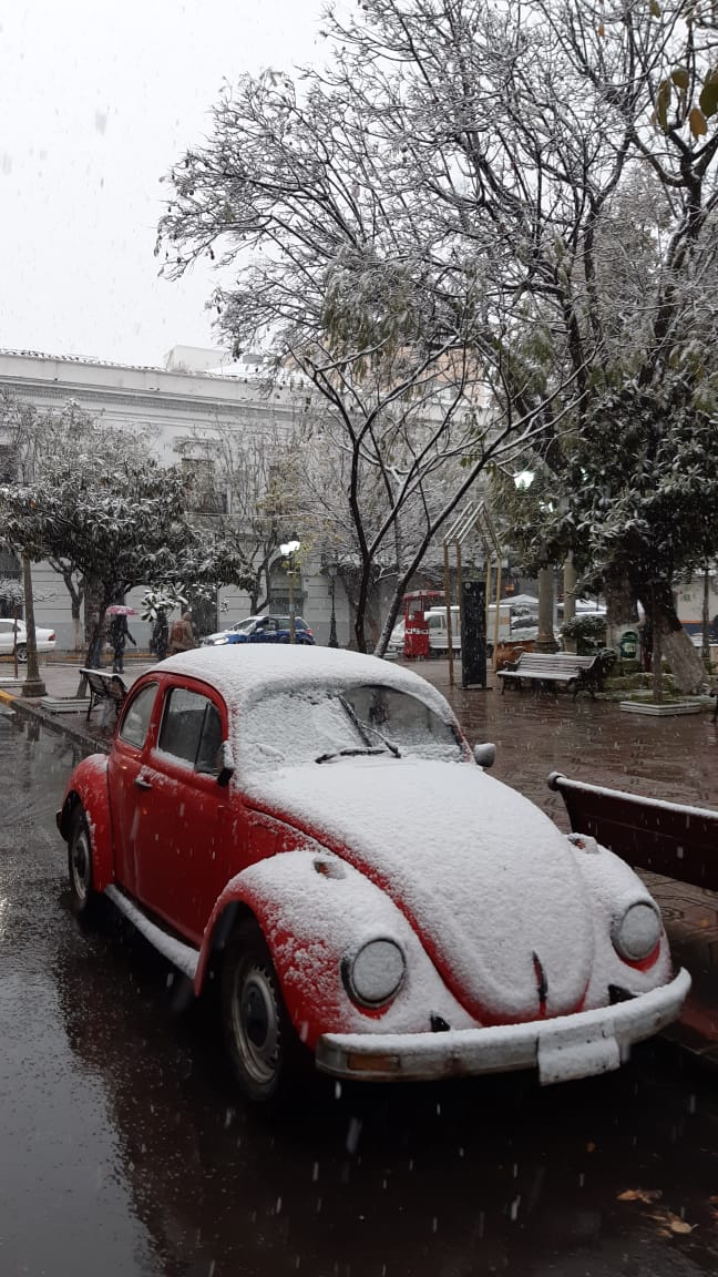 A car under snow