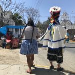 Chuncho with an indigenous woman in La Loma