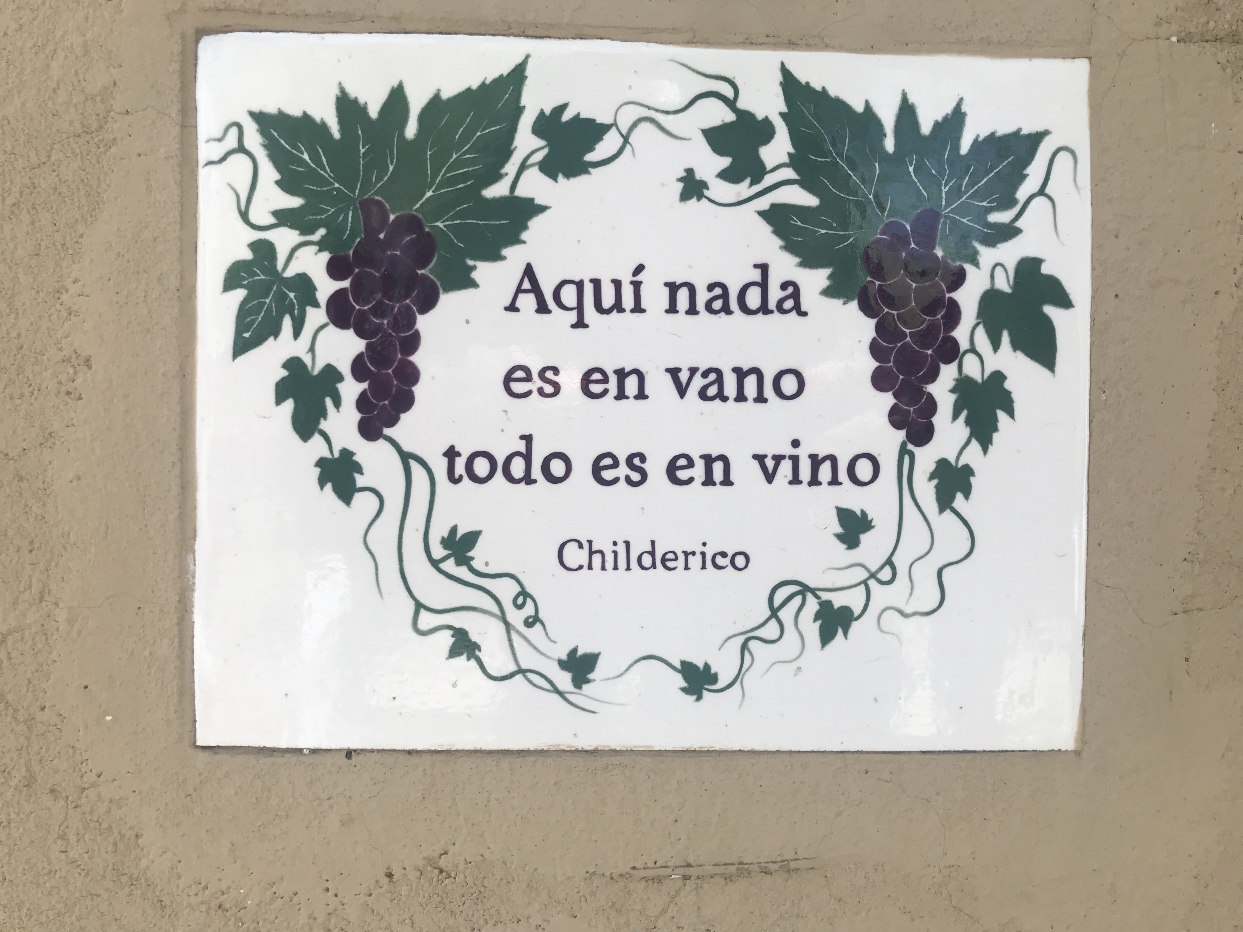 Poetry in the vineyards