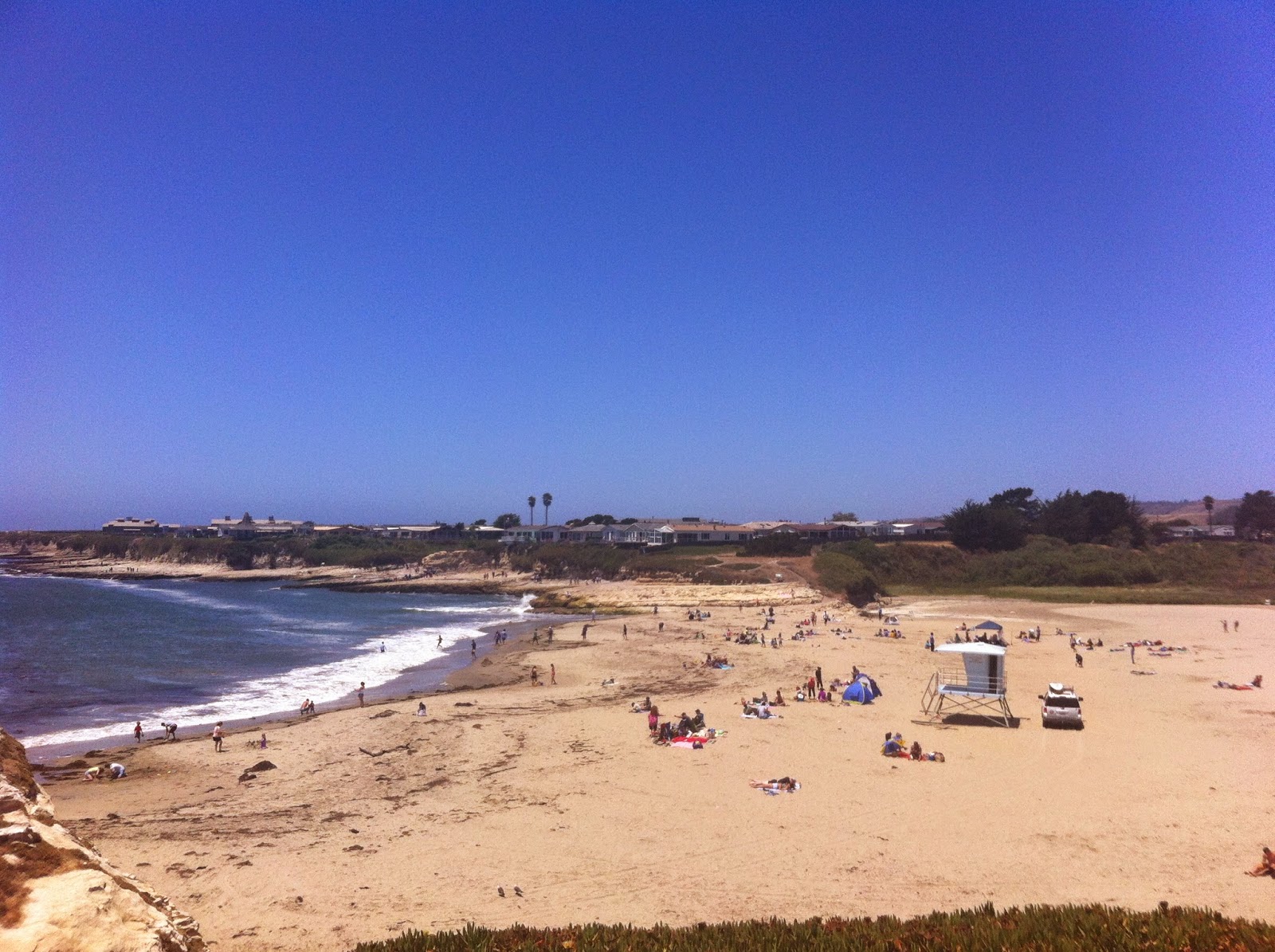 Beach by the Santa Cruz Surfing Museum