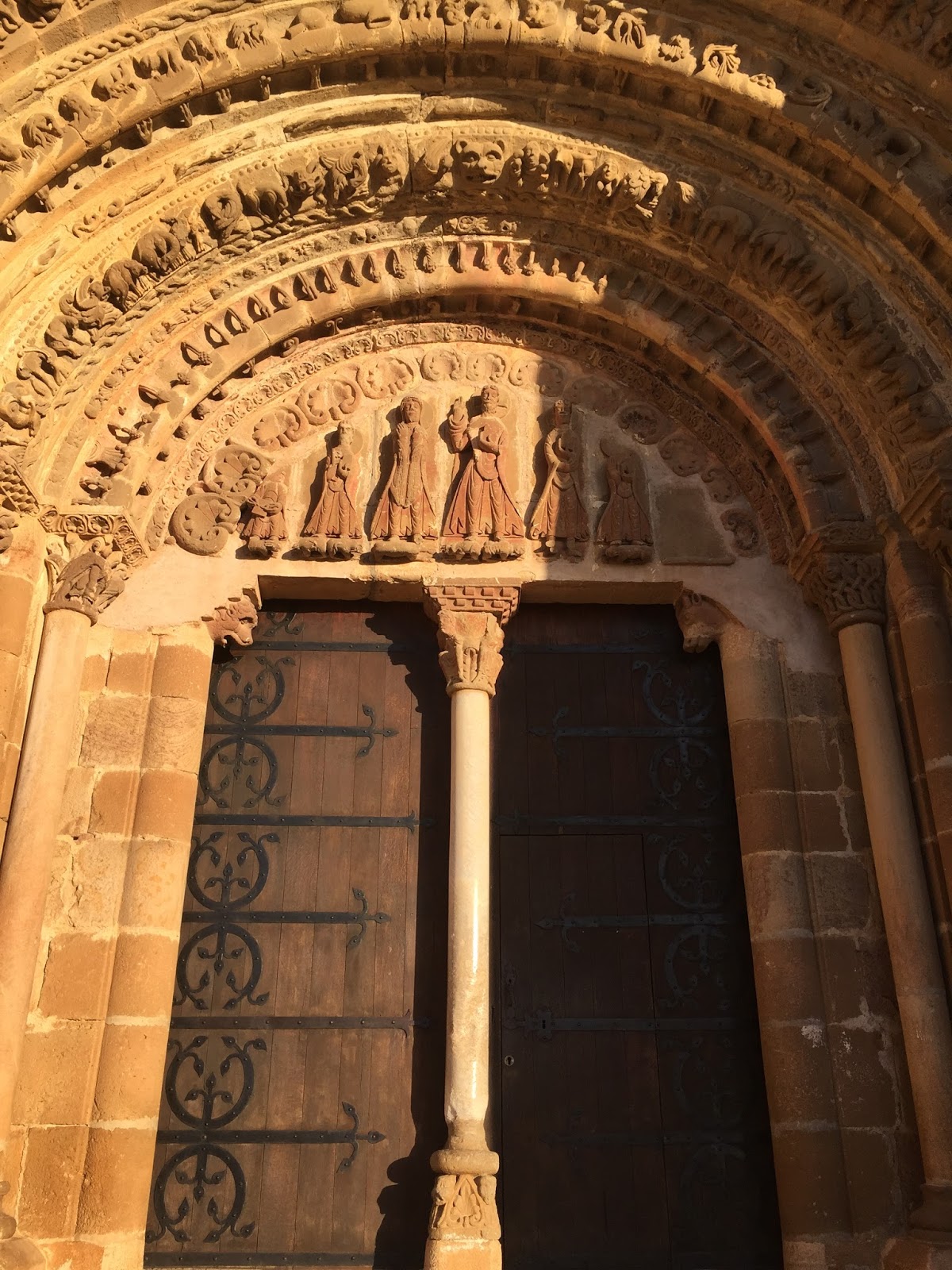 Façade of the Leyre Monastery