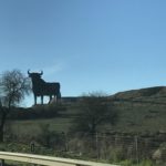 On our way to Córdoba (don't be afraid of these bull signs on Spanish roads!)