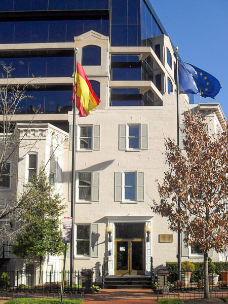 The Spanish Embassy in Washington DC