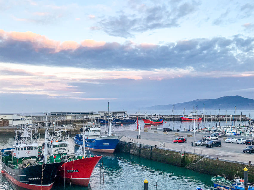 Fishing boats in Getaria