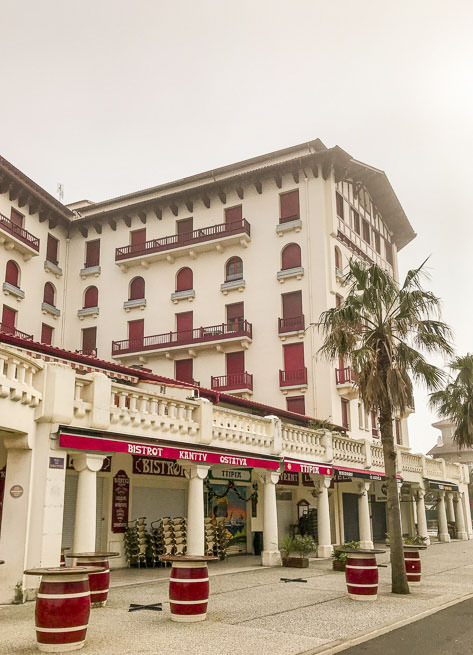 One of my favorite buildings by the beach in Hendaye