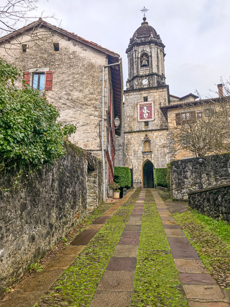 The church of San Martín de Tours lies at the end of the road