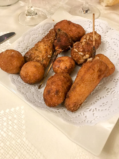 Assorted croquettes