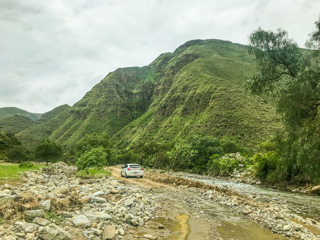 Poor roads lead to the Marquiri area