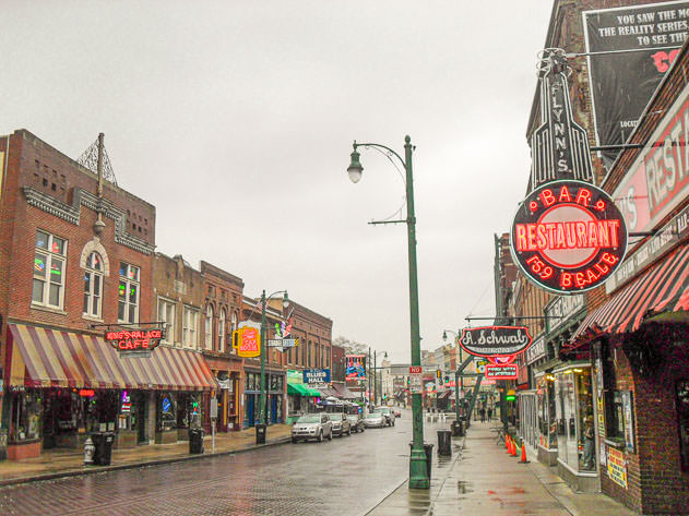 Beale St is the place to go to have fun in Memphis