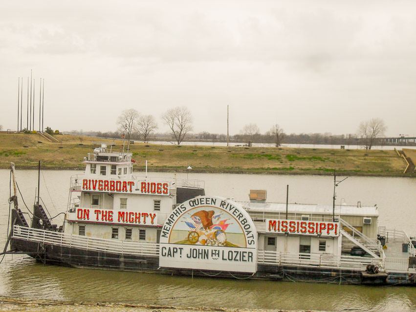 Memphis is located on the banks of the Mississippi River