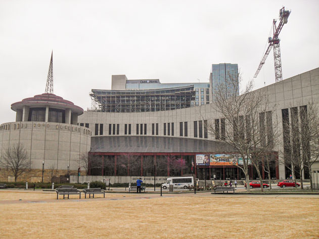 The Country Music Hall of Fame is another landmark in Nashville