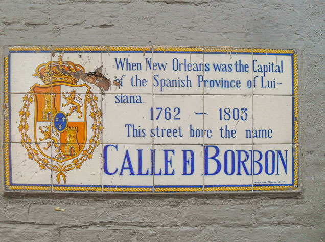 A sign of the Spanish heritage in the city
