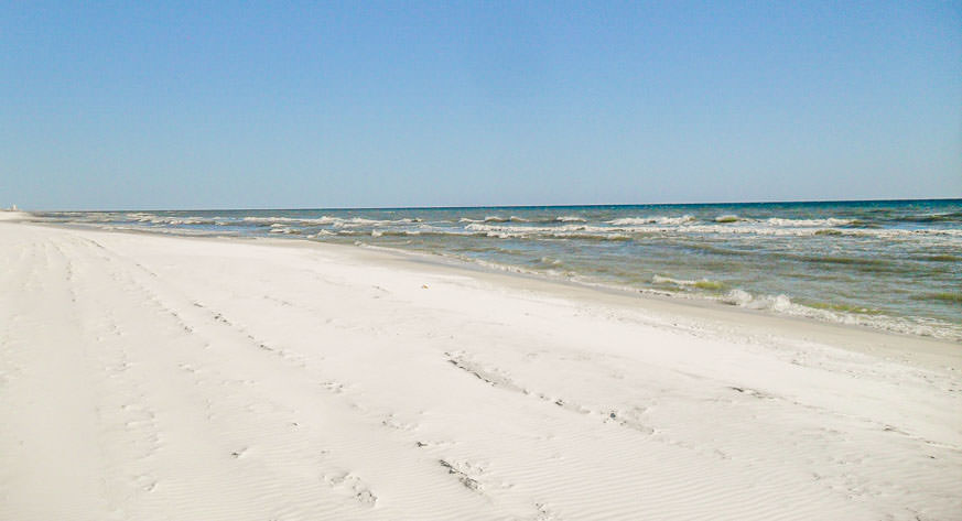 There are plenty white sand beaches to choose from in northern Florida
