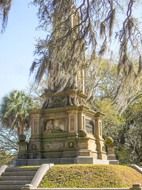 The Confederate Memorial in Forsyth Park