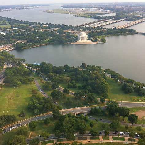 View of the Tidal Basin from the South