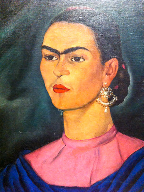 A portrait of Frida Kahlo
