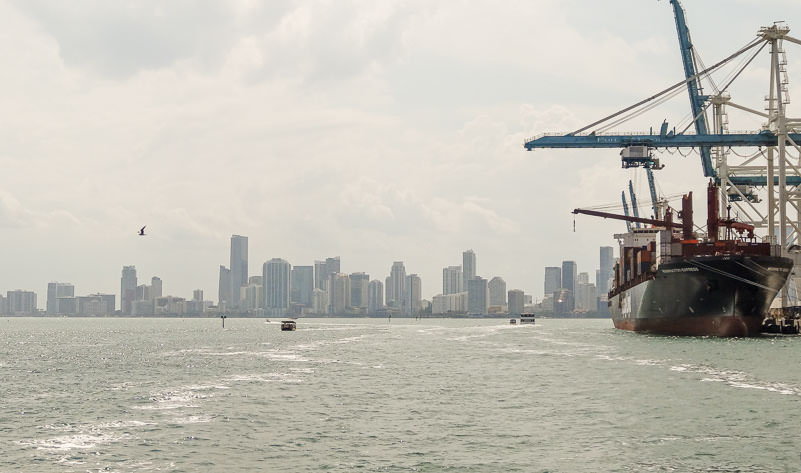 Miami is a major seaport location