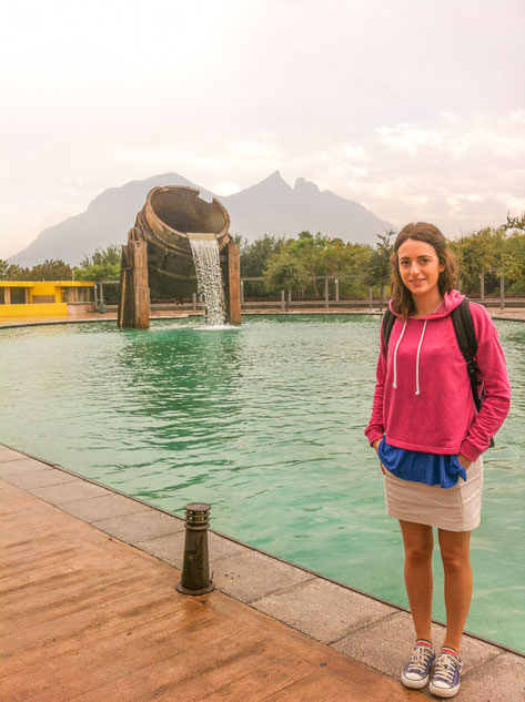 Posing at Parque Fundidora